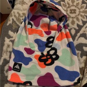 Burton Kids' Burton Burke Hood Fleece Neck Warmer Multicolor